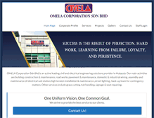Tablet Screenshot of omela.com.my